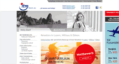 Desktop Screenshot of itm-travel.ch